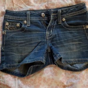 Girls Miss Me shorts size 12
